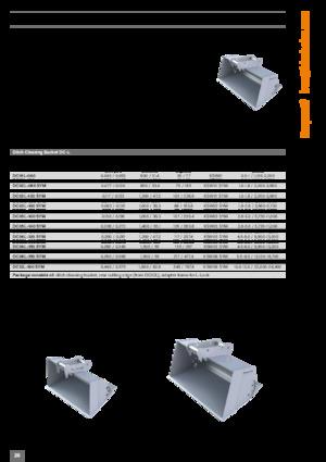 Bakken voor graafmachine Kinshofer DC23L-200