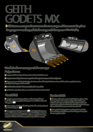 Bakken voor graafmachine Geith H11-1000