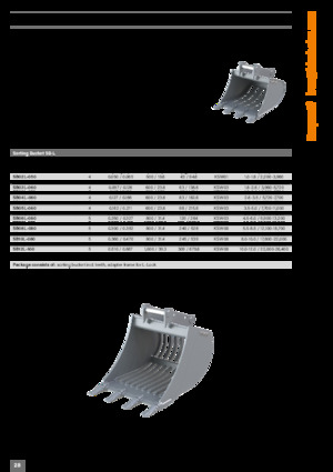 Bakken voor graafmachine Kinshofer SB06L-100
