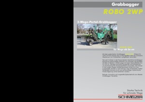 Begraafplaatsgraafmachines Schmelzer ROBO 2 WP 