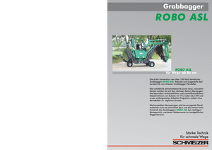 Begraafplaatsgraafmachines Schmelzer ROBO ASL 
