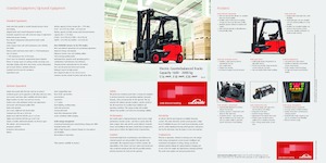 Elektrische vorkheftrucks Linde E20PL std.