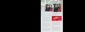 Elektrische vorkheftrucks Linde E30/600HL triplex