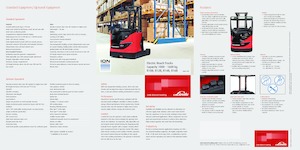 Explosieveilige elektrische reachtrucks Linde R10B triplex 