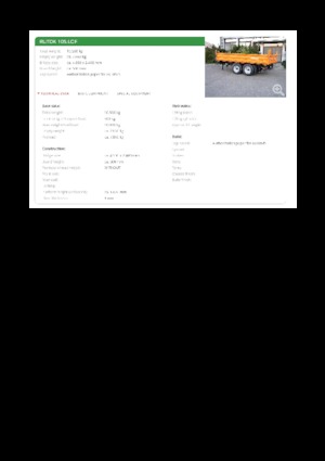 Open laadbak trailers Reisch RUTDK-105.LOF