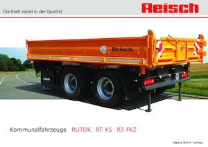 Open laadbak trailers Reisch RUTDK-105
