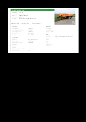 Open laadbak trailers Reisch RUTDK-135.LOF.500