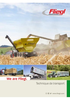 Open laadbak trailers Fliegl TPA 200