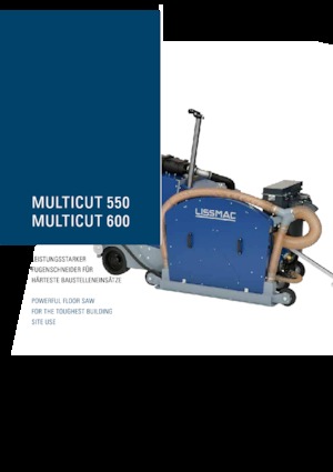 Vloerzagen Lissmac Multicut 600 G