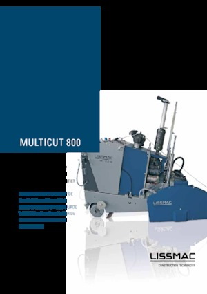 Vloerzagen Lissmac Multicut 800 GH