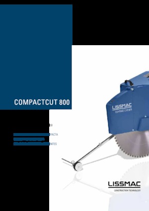Vloerzagen Lissmac Compactcut 800