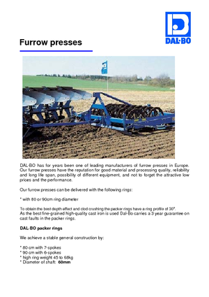 Vouwverpakkers DAL-BO UP 3,15