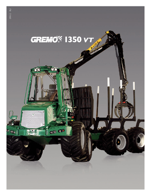 Forwarders Gremo 1350 VT