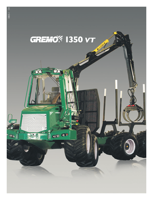 Forwarders Gremo 1350 VT