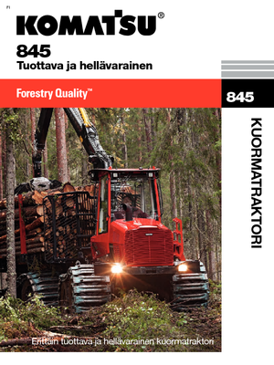 Forwarders Komatsu 845