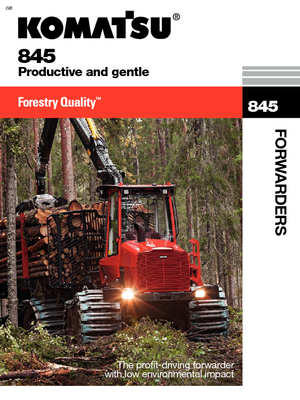 Forwarders Komatsu 845