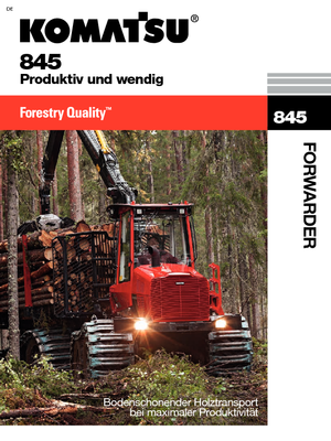 Forwarders Komatsu 845