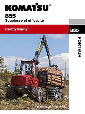 Forwarders Komatsu 855 6WD