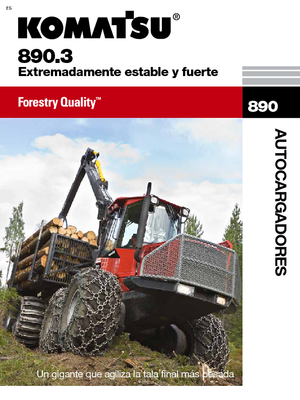 Forwarders Komatsu 890.3