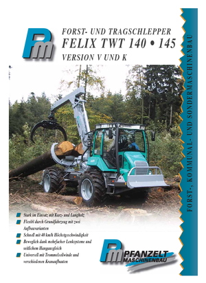 Forwarders Pfanzelt Felix 140 K