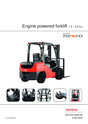 LPG-vorkheftrucks Toyota 02-8 FGKF 20 