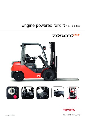 Dieselheftrucks Toyota 06-8 FD 18F 