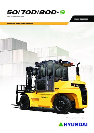 Dieselheftrucks Hyundai 80D-9