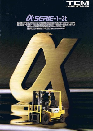 Dieselheftrucks TCM FHD 15 T 3 Inoma