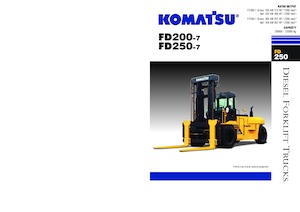 Dieselheftrucks Komatsu FD250-7