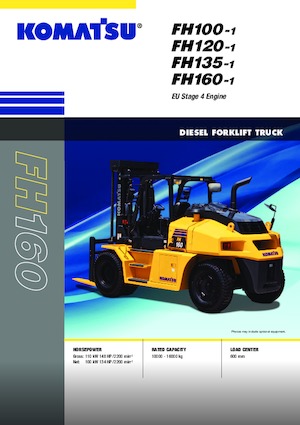 Dieselheftrucks Komatsu FH135-1