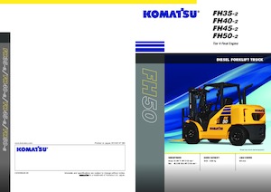Dieselheftrucks Komatsu FH50-2