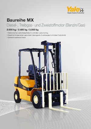 Dieselheftrucks Yale GDP 25MX