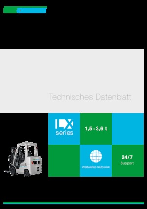 Dieselheftrucks UniCarriers LX 35