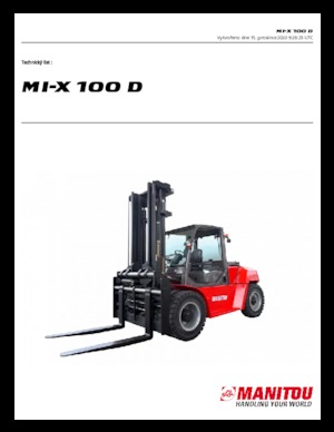 Dieselheftrucks Manitou MI-X 100 D