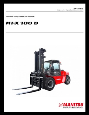 Dieselheftrucks Manitou MI-X 100 D