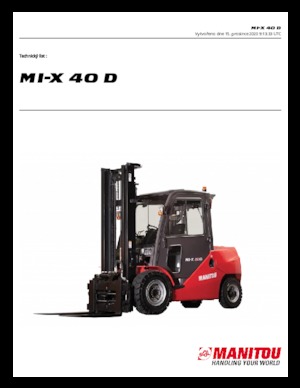 Dieselheftrucks Manitou MI-X 40 D