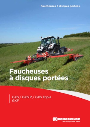 Frontmaaier - Schijf met kneuzer Kongskilde GXF 3605 P