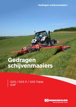 Frontmaaier - Schijf met kneuzer Kongskilde GXF 3605 P