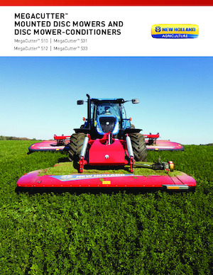Frontmaaier - Schijf met kneuzer New Holland MegaCutter 510