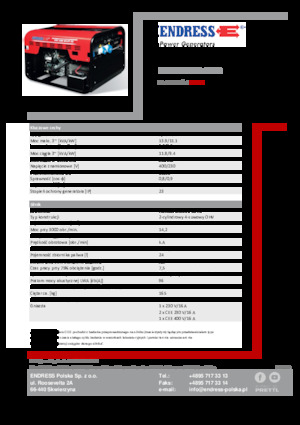 Benzine Generatoren Endress ESE 1206 DHS-GT ES