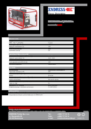 Benzine Generatoren Endress ESE 704 SHS-AC / 60-200 A 