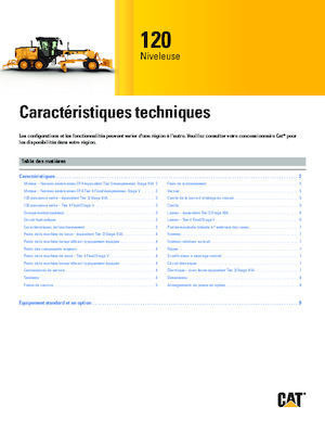 Sorteermachines Caterpillar 120