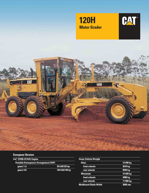 Sorteermachines Caterpillar 120H