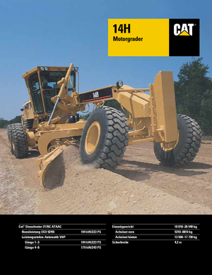 Sorteermachines Caterpillar 14H