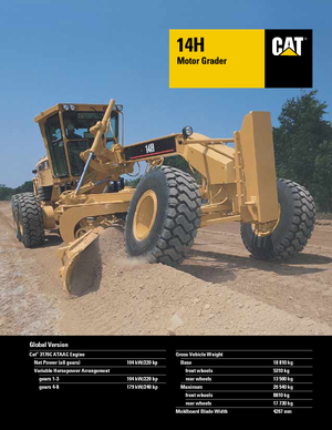 Sorteermachines Caterpillar 14H