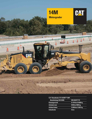 Sorteermachines Caterpillar 14M