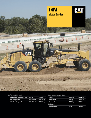 Sorteermachines Caterpillar 14M