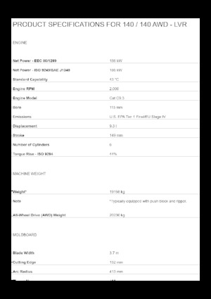 Sorteermachines Caterpillar 140 - LVR