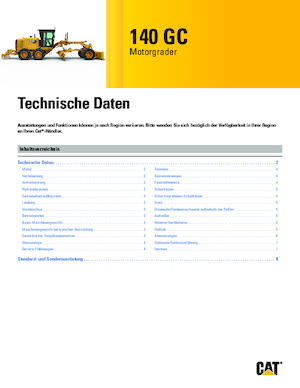 Sorteermachines Caterpillar 140 GC AWD