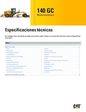 Sorteermachines Caterpillar 140 GC AWD